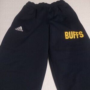 Adidas Colorado Buffaloes Zippered Pocket Polyester Sweatpants No Size Tag